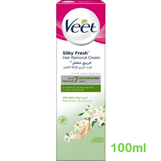Veet - Hair Removal Cream for Dry Skin 100ml - HOME EXPRESS