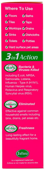 Zolfora - Concentrated Antibacterial Disinfectant - Bouquet 500ml - HOME EXPRESS