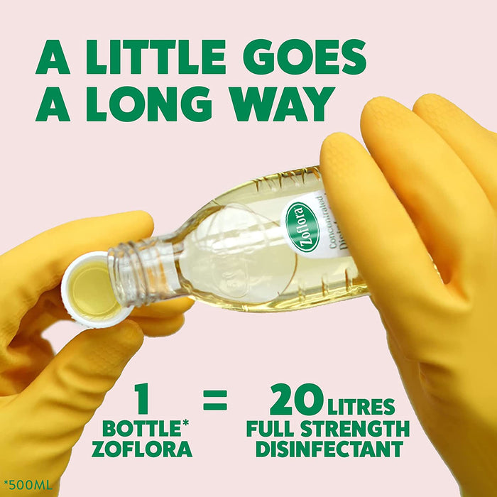 Zolfora - Concentrated Antibacterial Disinfectant - Lemon Zing 500ml - HOME EXPRESS