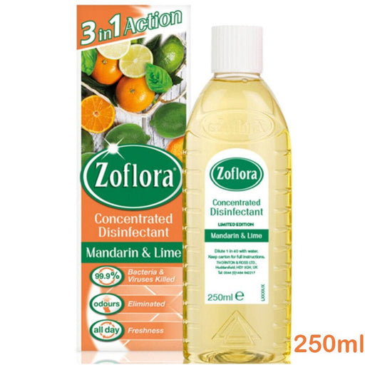Zolfora - Concentrated Antibacterial Disinfectant - Mandarin & Lime 250ml - HOME EXPRESS