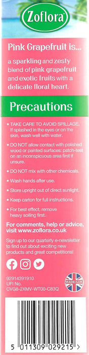 Zolfora - Concentrated Antibacterial Disinfectant - Pink Grapefruit 500ml - HOME EXPRESS
