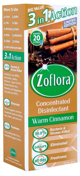 Zolfora - Concentrated Antibacterial Disinfectant - Warm Cinnamon 500ml - HOME EXPRESS